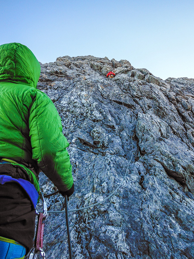 Mount Travers: south-east ridge to summit