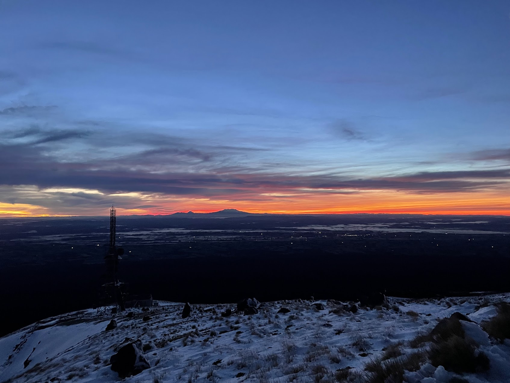 Taranaki East Ridge — Winter Ascent